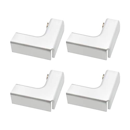 4Pcs Aluminum Alloy Glass Clamp 2 Way Glass Connectors Rimless Clip Holder for Fixing or DIY Fish Tank, Wind Guard, Display Cabinet, for 6-10mm Thickness - color: Aluminum Alloy,for 6-10mm, size: 4 Pieces