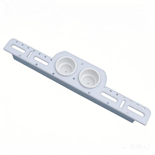 Marine Double Drink Cup Holder, Fishing Tool Holder, Plastic Holder for Knives and Lures
