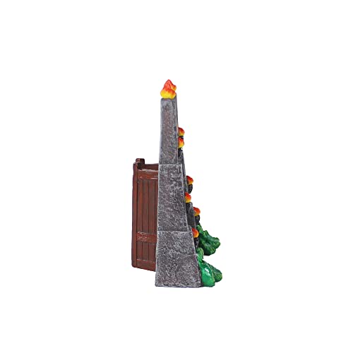 Penn-Plax Jurassic Park Officially Licensed Aquarium Decoration – Park Gate – Safe for Freshwater and Saltwater Fish Tanks – Small - style: Park Gate