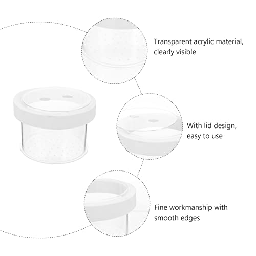 Mipcase Floating Fish Box Acrylic Aquarium Fish Breeding Box Guppies Hatching Incubator for Hatchery 10X10X8CM - color: Transparent