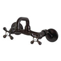 Kingston Brass KS212ORB Kingston Two-Handle 2-Hole Wall Mount Bar Faucet in Oil Rubbed Bronze - color: Oil Rubbed Bronze