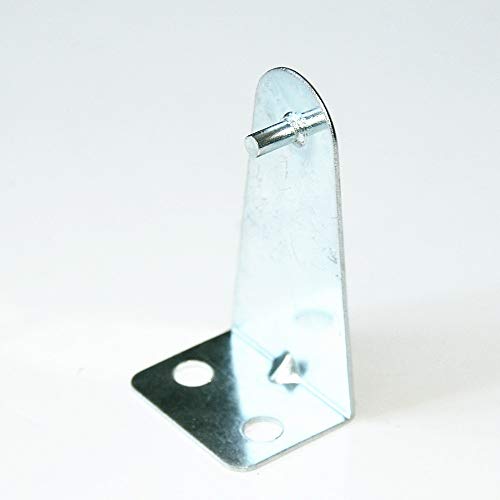 Hold Down Brackets 4pcs Metal Blind Brackets Bottom Rail Holder Replacements for Horizontal Blinds and Window Shades