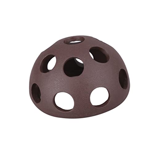 IMIKEYA 2pcs Creative Ceramic Shrimp Breeding Nest Porous Hemisphere Design for Underwater Fish Tank Shrimp House Aquarium Decoration