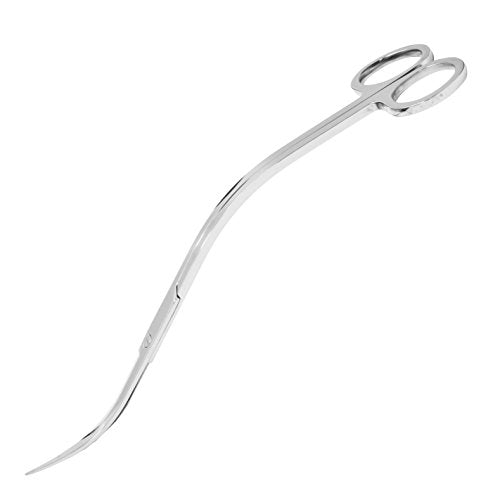 Mandala Crafts Extra Long Stainless Steel Curved Aquarium Scissors for Trimming Aquatic Plants – Wave Aquascape Scissors for Fish Tanks, Hospital Tanks, Goldfish Bowls, Aquariums, and Terrariums - color: Stainless Steel Wave Scissors, size: 10 Inches