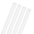 M METERXITY 4-Pack Clear Rigid Acrylic Pipe, 7mm[0.28"] ID x 9mm[0.35"] OD Plastic Round Tube for Water Cooling System/Lamps/Fountains/Aquariums/Display Stand, Acrylic Tubing [305mm/12IN] - size: 7mm ID x 9mm OD