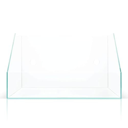Ultum Nature Systems Rimless Paludarium - Ultra Clear Low Iron Glass with Mitired Edges, Bulkheads and Leveling Mat Inluded (5E)