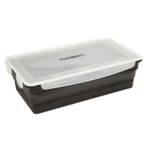 Cuisinart XL Collapsible Marinating Container, Large Capacity Grill Accessories Perfect for BBQs and Tailgates, Marinade and Brining Prep, Collapsible Silicone for Easy Storage - size: (Pack of 1)