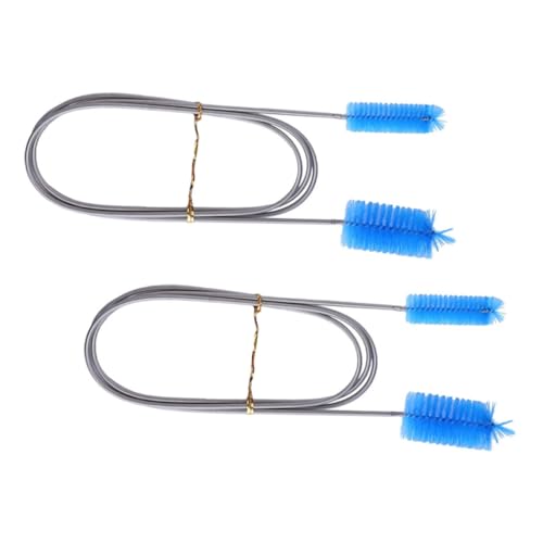 OUNONA 4pcs Double Aquarium Cleaning Brush Spring for Efficient Fish Tank Maintenance for Various Depths Deep Sea