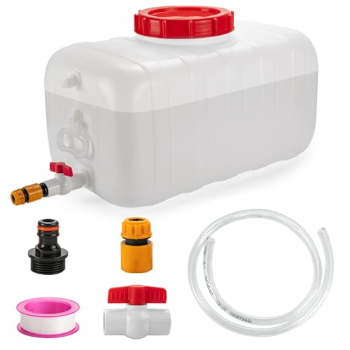 13.2 Gallon Water Tank with Faucet, Water Storage Container for Camping, Portable First Aid Water Storage for Outdoor Hiking, RV, Autonomous Driving Tour, 23.6 x 13 x 13.7in - size: 23.6 x 13 x 13.7in