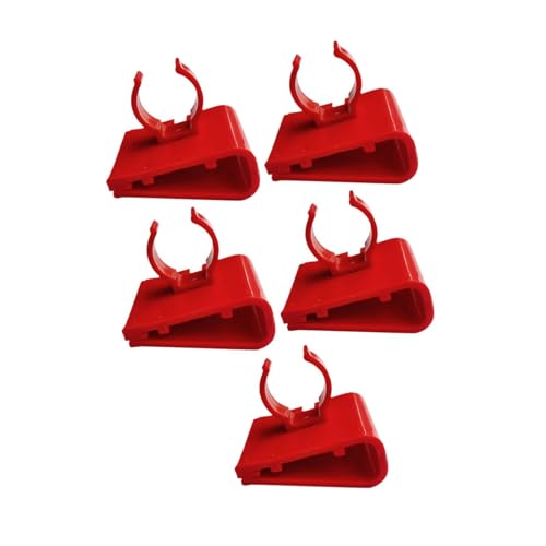 Baoblaze 5X Fish Tank Water Pipe Clamps,Fish Tank Tubing Holders,Adjustable Aquarium Tool,Aquarium Accessories Fixing Bracket, Style A - size: STYLE A