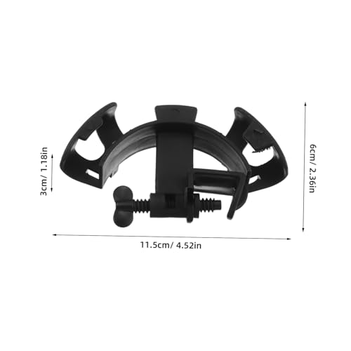 BESTonZON 2pcs Fish Tank Hose Tube Clip Mounting Clamp for Water Pipe Secure Aquarium Hose Holder Easy Installation Plastic Design