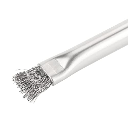 PENO Wire Bristles Brush, Professional Aquarium Brush 304 Stainless Steel for Fish Tank for Wood Hard 23cm/9.1in