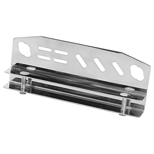 ZJchao Aquarium Plant Holder, Fish Box Accessory Organizer Saltwater Aquarium Accessories Aquascaping Tools Stainless Steel Grass Tool Rack for Tweezers Scissors Storage Rack, 5.9x2.4in