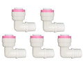 Malida 1/4 inch Quick Connect Check Valve for RO purifiers Water Reverse Osmosis System (Male Elbow Check Valve) - style: Male Elbow Check Valve