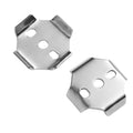2pcs Towel Bar Replacement Parts, 39x39mm Stainless Steel Square Buckle Wall Bracket Towel Bar Base Spacers Fixing Piece Screws Bathroom Mounting Hardware Kit for Towels Rod Accessories