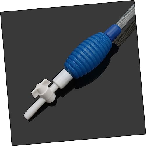 Abaodam 2M Manual Fish Tank Water Siphon Cleaner Easy to Use Aquarium Gravel Vacuum Tool for Efficient Water Changes and Maintenance
