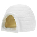 Vaguelly Mini Igloo Miniature Ice House Arctic Aquarium Figurines for DIY Dollhouse Micro Landscape Hideout House Fish Tank Decoration