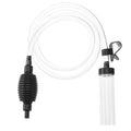 5ft-S Aquarium Siphon Vacuum Cleaner, Hand Siphon Pump Water Changer for Fish Tank Cleaning Gravel & Sand - size: 5ft-S