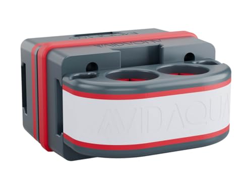 MPO Duo Magnetic Probe Organizer for Apex, Hydros, pH, Temp Probes - Compact 2-Probe Holder for Aquariums & Reef Tank Sump