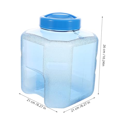 1pc Portable Water Storage Bucket Outdoor Camping Water Container Solid Handle for Hiking Fishing and Home Use Versatile Liquid Jug for Drinking