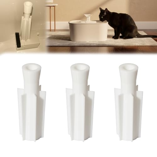 3 Pcs Replacement Tube Compatible with Petlibro Water Fountain Fountain Connector, Pump Connector Hose TPU Rubber Material.