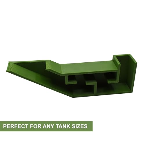 Aquarium Shrimp Party Tunnel, Includes Exquisite VIP Room and Two Entrances, Tunnel Cave for Shrimplets to Rest and Hide, Decor Hideaway Tunnel Made from Canada (Olive Green) - color: Olive Green