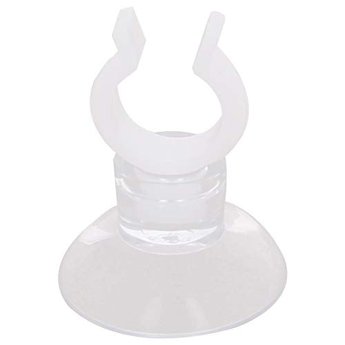 MroMax Aquarium Suction Cup Clips Airline Tubing Hose Heater Clips Clamps Holder for Fish Tank Clear 12mm to 14mm 20Pcs - size: 20pcs 12mm to 14mm