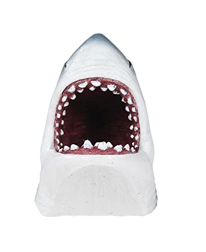 Penn-Plax Jaws Officially Licensed Aquarium Decoration – Shark Swim-Through – Safe for Freshwater and Saltwater Fish Tanks – Small - style: Shark Swim-Through