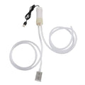 5V Self-Priming Pump USB Powered Vacuum Pump Aquarium Balcony Garden 4L/min Rate with 1M 5M 10M Tube Options White(1 Meter)
