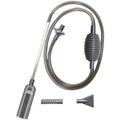 Aquarium Water Changer, Fish Tank Vacuum Gravel Cleaner Flows Adjustable Fish Tank Siphon with Manual Pump & 3 Different Nozzles Quick & Conveneint Aquarium Water Changer for Home