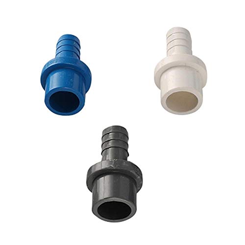 PVC Pipe Fitting Furniture Grade 20 To 12mm PVC Connector Garden Irrigation Hose Adapter Water Pipe Soft Hose Joint Aquarium Tank Fountain Adapter (Color : Grey)