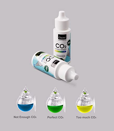 CO2 Indicator Solution Drop Checker Solution for Aquarium 60ml - color: Solution 60ml