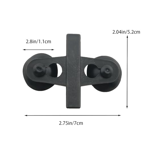 20PCS Black PVC Aquarium Divider Suction Cup Clamp Glass Fixing Clip Suitable for Separating Fish Tank and Supporting Plastic Mesh Panels