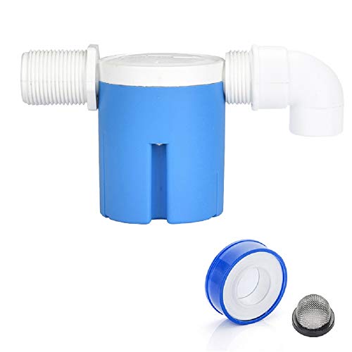 WANLIAN 3/4" side-entry built-in/built-in embedded float valve water level control valve for solar water tank - color: 3/4" Side