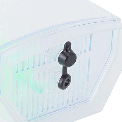 Mini Fish Tank Breeding Box Aquarium Isolation Incubator with Acrylic Material Transparent View Air Circulation Cover Dirt Groove Bottom Plug for Fish Breeding Sick (Single Grid)