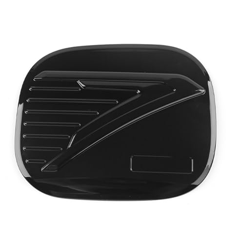Fuel Tank Door Trim Cover Compatible with Chevy Trax 2024 2025, ABS Exterior Gas Cap Scratch Protection Sticker-Black - color: Black