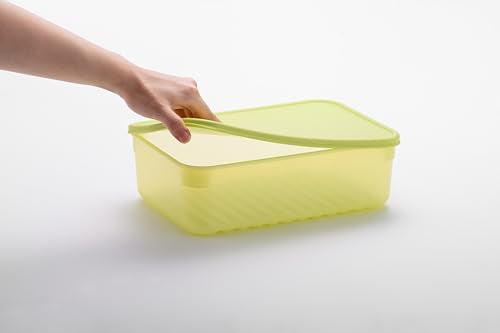 LocknLock Fresh-Block Plastic Food Storage Container | Produce Storage Containers for Fridge | Vegetable & Fruit Storage Containers for Fridge, Airtight Storage, Microwave & Dishwasher Safe, 1.5L - size: 1.5L