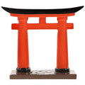 HANABASS Japanese Torii Gate Miniature Shrine Fairy Garden Decor Zen Garden Japan Torii Gate Bridge Landscape Ornament for Aquarium Fish Tank Decor