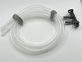 Generic Drain Hose Extension for GE Opal Nugget, and Other Ice Makers. Includes Hose Holder, 6.22 Feet Total Length (2 piecec @ 3.11' Ea). fits Ice Makers with 1/4'' ID Draining Hoses.