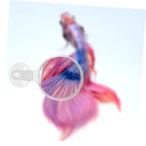 VICASKY Betta Fish Aquarium Magnifier Cup Plant Viewer for Landscapes and Small Animals Easy Installation for Detailed Observation