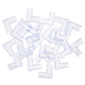 Hemobllo 25pcs Fish Tank Corner Guards 10mm Aquarium Glass Edge Protectors Safety Plastic Corner Protectors for Tank Edge and Furniture