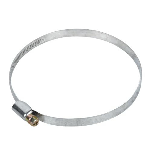 10Pcs Narrow Band 9mm Steel Adjustable Hose Clamp Hoop 90-110mm HC90-110/9 (90-110mm) - size: 90-110mm