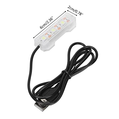 2 Inch Fish for Light Stick Aquarium Accessories Sturdy 1M Line 1m Cable Daily Light