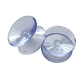 Lasenersm 20pcs 30mm Glass Table Top Double Sided Suction Cups - Dining Table Bumpers - Clear PVC Plastic - Prevents Glass Table Top from Sliding