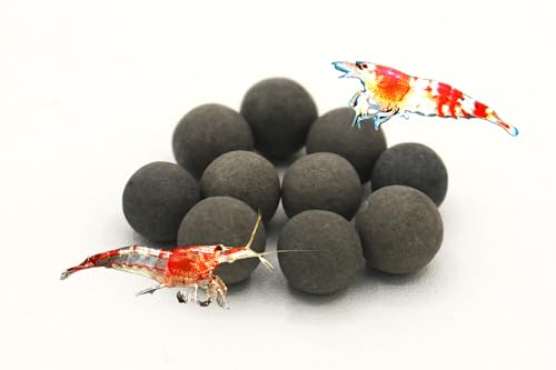 Awesome Industries Betta & Shrimp Tourmaline Mineral Balls Aquarium Water Conditioner Over 30 Elements Improves Water Quality, pH Balance, Health, Color & Breeding (10 Pack Regular) - size: 10 Pack Regular
