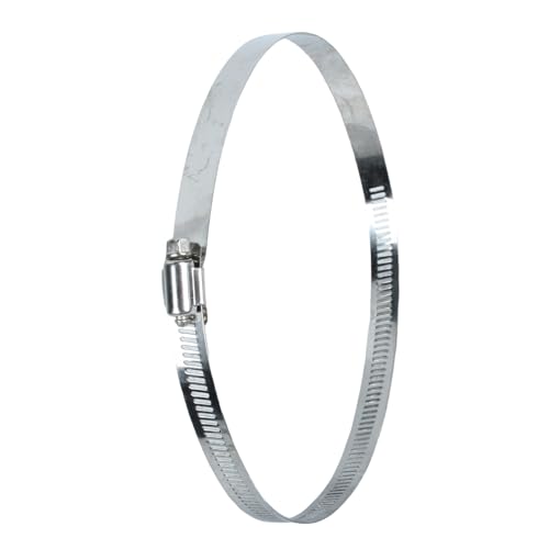 10Pcs Narrow Band 12mm Steel Adjustable Hose Clamp Hoop 141-165mm HC141-165/12 (141-165mm) - size: 141-165mm