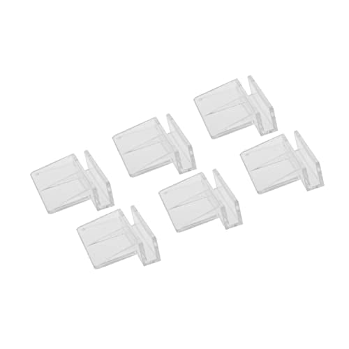 SUPVOX 12Pcs Acrylic Fish Tank Cover Support Bracket Durable Aquarium Rack for Secure Fish Tank Cover Frame Essential Aquarium Accessories