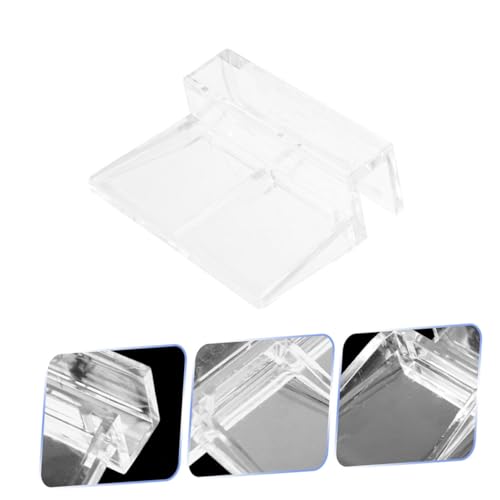 Hemoton Rimless Aquarium Fish Tank Top Cover Lids Support Holder Aquarium Cover Bracket 12 Clips