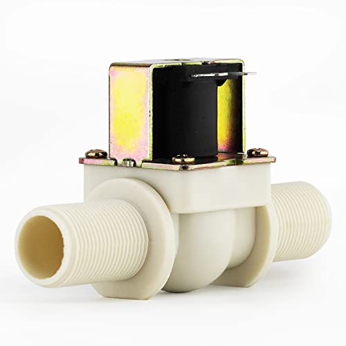 DIGITEN Water Flow Control LCD Display Controller+G3/4" Hall Sensor Flow Meter Flowmeter Counter+G3/4" Solenoid Valve Normally Closed N/C+12V Power