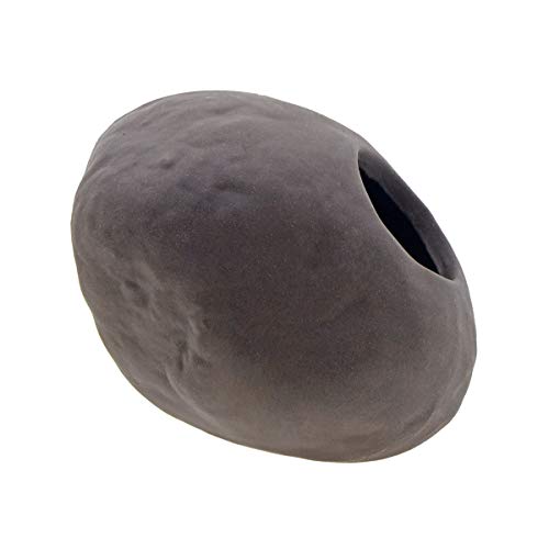 Saim Aquarium Decorations Clay Hiding Breeding Cave Fish Tank Ornaments for Baby Betta Fish Amano Shrimp Cichlid Bonsai to Play, Hide and Rest (Small) - size: Small